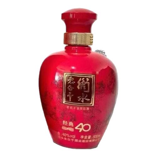 河北衡水老白干淡雅博弈五段经典40礼盒装纯粮食酒口粮酒41度500ml6瓶